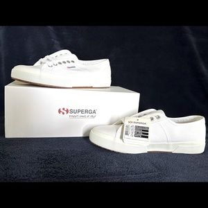NWT - Superga Cotu Classic White Sneakers